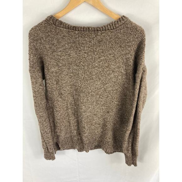 American Eagle Knit Sweater Brown Size Small - Picture 4 of 6